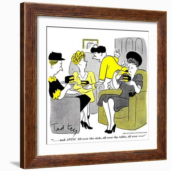 Hazel Cartoon-Ted Key-Framed Giclee Print