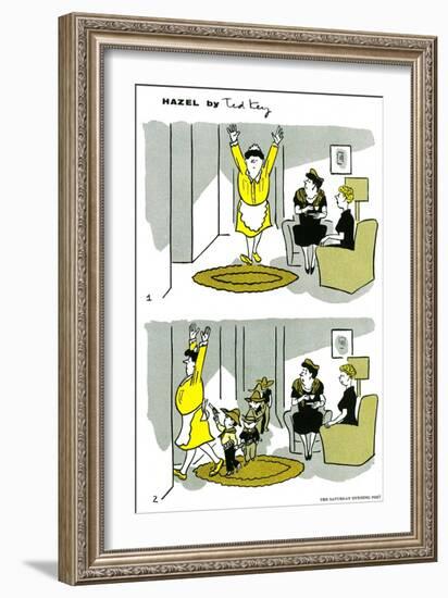 Hazel Cartoon-Ted Key-Framed Giclee Print