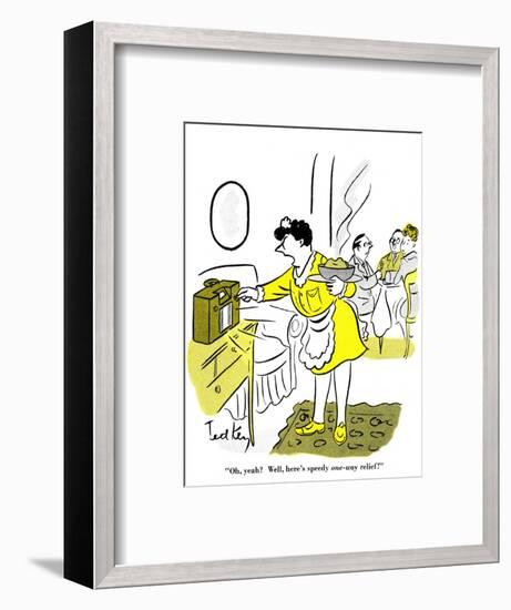 Hazel Cartoon-Ted Key-Framed Giclee Print