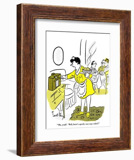 Hazel Cartoon-Ted Key-Framed Giclee Print