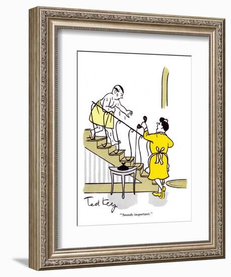 Hazel Cartoon-Ted Key-Framed Giclee Print