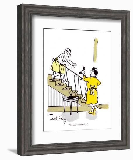 Hazel Cartoon-Ted Key-Framed Giclee Print