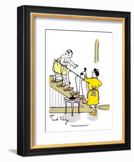 Hazel Cartoon-Ted Key-Framed Giclee Print