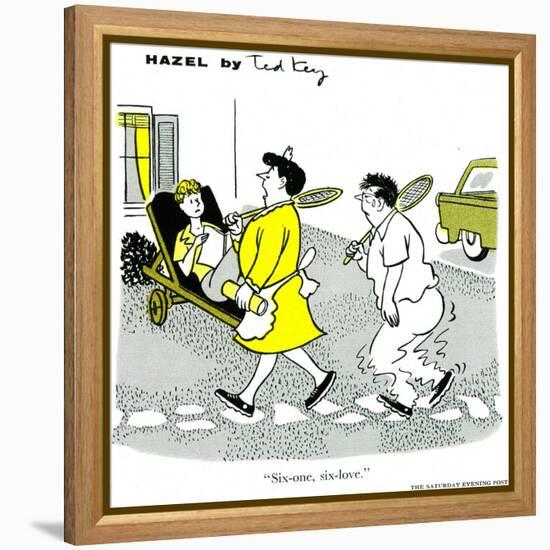 Hazel Cartoon-Ted Key-Framed Premier Image Canvas