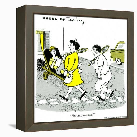 Hazel Cartoon-Ted Key-Framed Premier Image Canvas