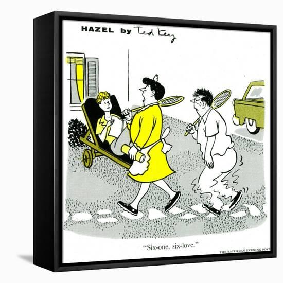 Hazel Cartoon-Ted Key-Framed Premier Image Canvas