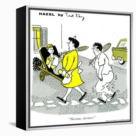 Hazel Cartoon-Ted Key-Framed Premier Image Canvas