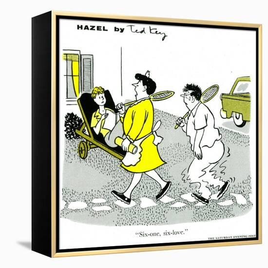 Hazel Cartoon-Ted Key-Framed Premier Image Canvas