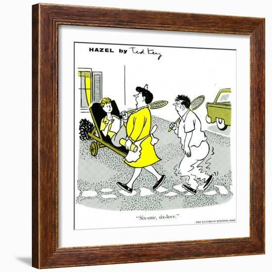 Hazel Cartoon-Ted Key-Framed Giclee Print