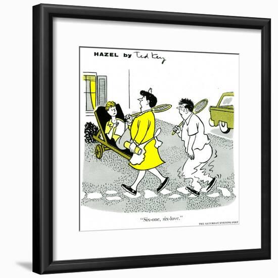 Hazel Cartoon-Ted Key-Framed Giclee Print