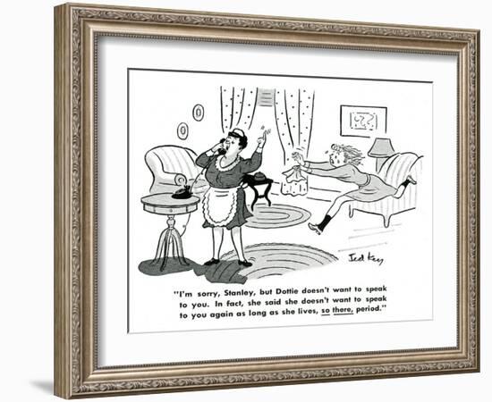 Hazel Cartoon-Ted Key-Framed Giclee Print