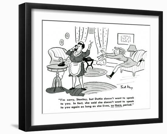 Hazel Cartoon-Ted Key-Framed Giclee Print