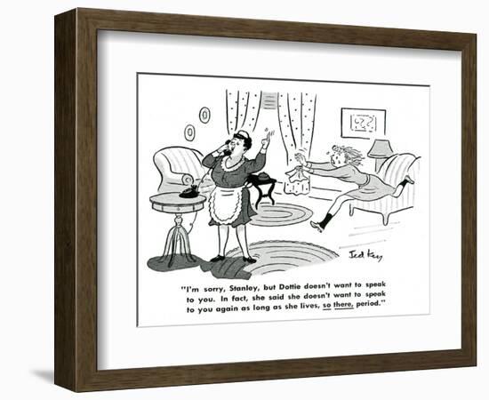 Hazel Cartoon-Ted Key-Framed Giclee Print