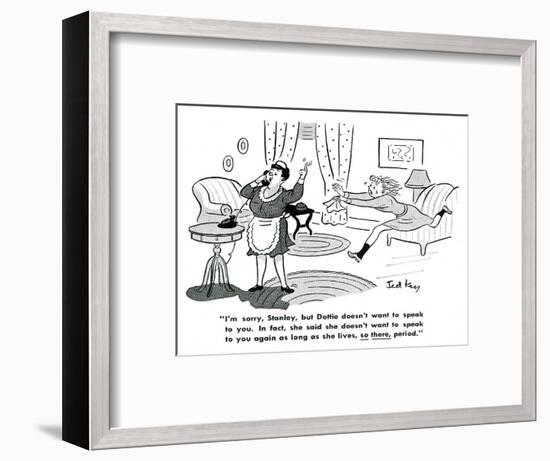 Hazel Cartoon-Ted Key-Framed Giclee Print