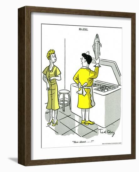 Hazel Cartoon-Ted Key-Framed Giclee Print