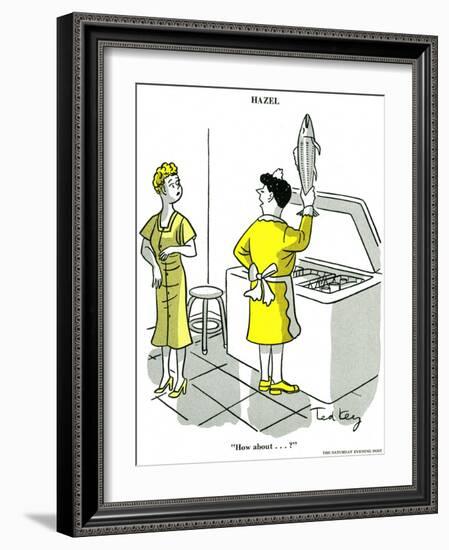 Hazel Cartoon-Ted Key-Framed Giclee Print