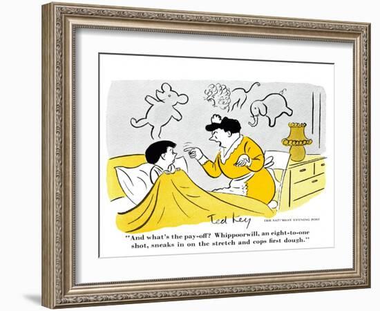 Hazel Cartoon-Ted Key-Framed Giclee Print