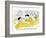 Hazel Cartoon-Ted Key-Framed Giclee Print