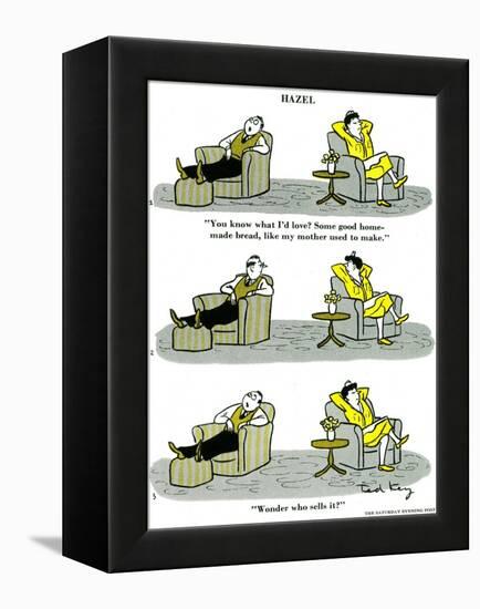 Hazel Cartoon-Ted Key-Framed Premier Image Canvas