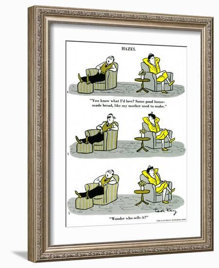 Hazel Cartoon-Ted Key-Framed Giclee Print