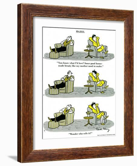 Hazel Cartoon-Ted Key-Framed Giclee Print