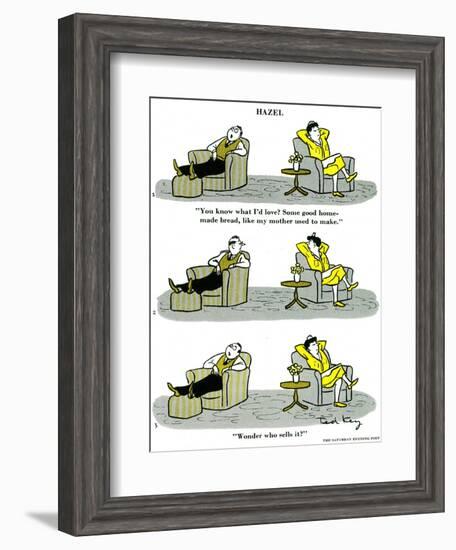 Hazel Cartoon-Ted Key-Framed Giclee Print