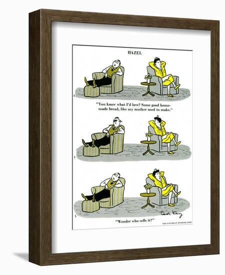 Hazel Cartoon-Ted Key-Framed Giclee Print