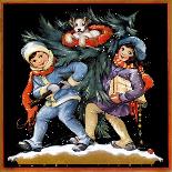 Santa and the Toys - Child Life-Hazel Frazee-Giclee Print