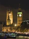 Big Ben and the Houses of Parliament by the River Thames at Dusk, Westminster, London-Hazel Stuart-Photographic Print