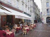 Terrace Seating at Restaurant in Place Saint-Pierre, Bordeaux, Gironde, France, Europe-Hazel Stuart-Photographic Print