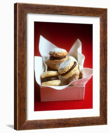 Hazelnut Chocolate Biscuits-Michael Paul-Framed Photographic Print