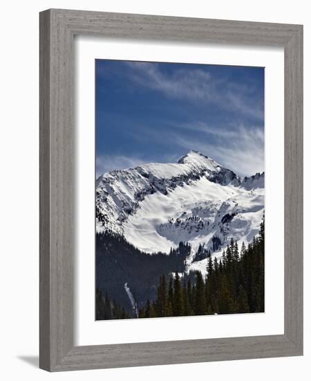 Hazleton Mountain in the Winter, San Juan Mountains, Colorado, USA, North America-James Hager-Framed Photographic Print