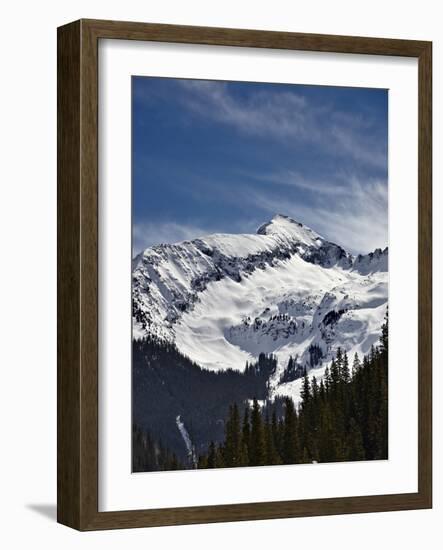 Hazleton Mountain in the Winter, San Juan Mountains, Colorado, USA, North America-James Hager-Framed Photographic Print