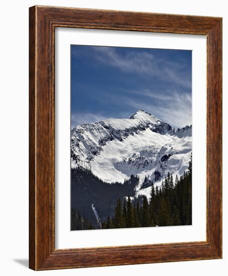 Hazleton Mountain in the Winter, San Juan Mountains, Colorado, USA, North America-James Hager-Framed Photographic Print