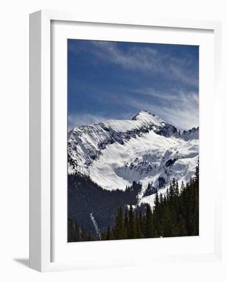 Hazleton Mountain in the Winter, San Juan Mountains, Colorado, USA, North America-James Hager-Framed Photographic Print