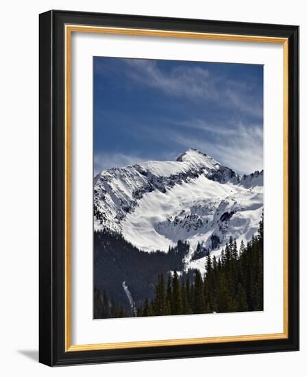 Hazleton Mountain in the Winter, San Juan Mountains, Colorado, USA, North America-James Hager-Framed Photographic Print