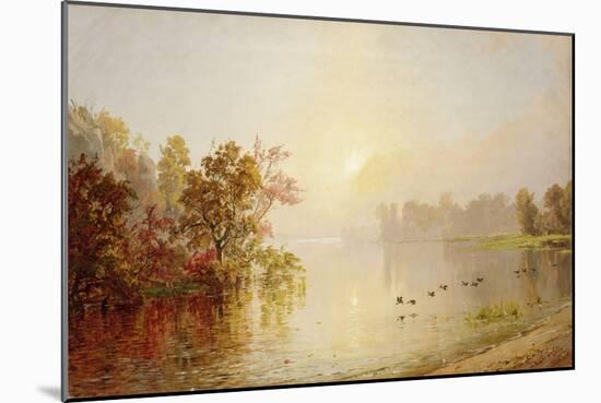 Hazy Afternoon, Autumn, 1873-William Bradford-Mounted Giclee Print