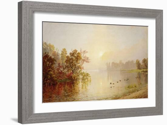 Hazy Afternoon, Autumn, 1873-William Bradford-Framed Giclee Print