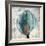 Hazy Grey Blue-Jace Grey-Framed Art Print