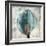 Hazy Grey Blue-Jace Grey-Framed Art Print