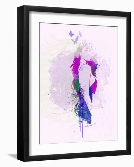 Hazy Purple Dream-NaxArt-Framed Art Print