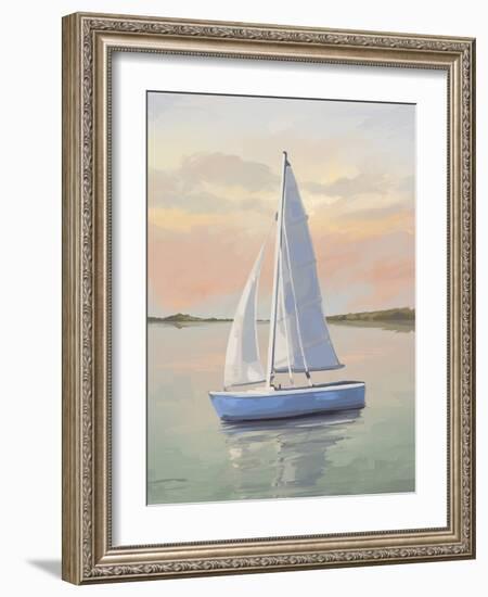 Hazy Sunsets - Sail-Aria Ellis-Framed Giclee Print