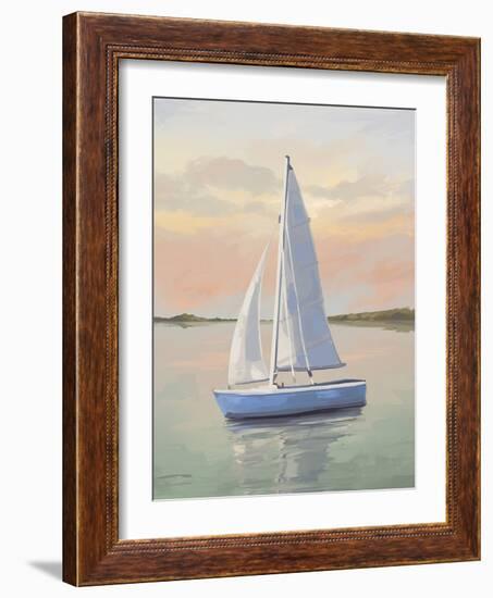 Hazy Sunsets - Sail-Aria Ellis-Framed Giclee Print