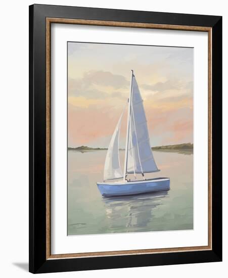 Hazy Sunsets - Sail-Aria Ellis-Framed Giclee Print