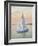 Hazy Sunsets - Sail-Aria Ellis-Framed Giclee Print