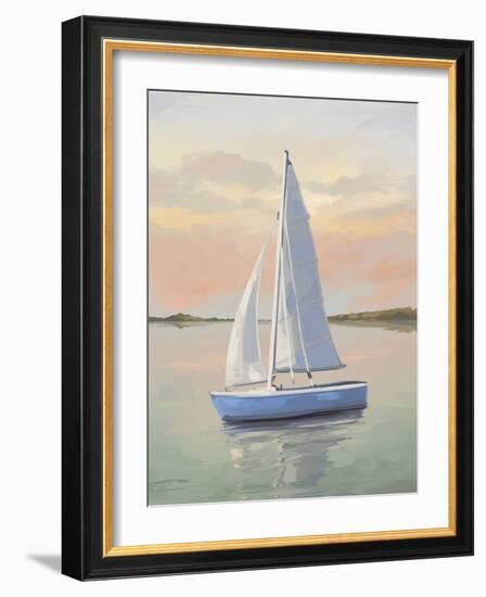 Hazy Sunsets - Sail-Aria Ellis-Framed Giclee Print