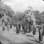 Lord and Lady Harding Riding an Elephant, India, 1913-HD Girdwood-Giclee Print