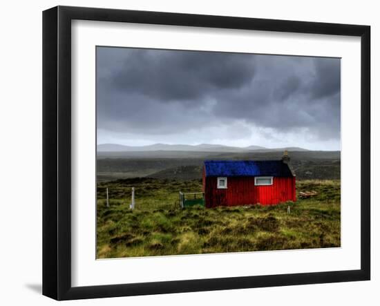 Hdr Image of a Croft, Hebrides, Scotland, UK-Nadia Isakova-Framed Photographic Print