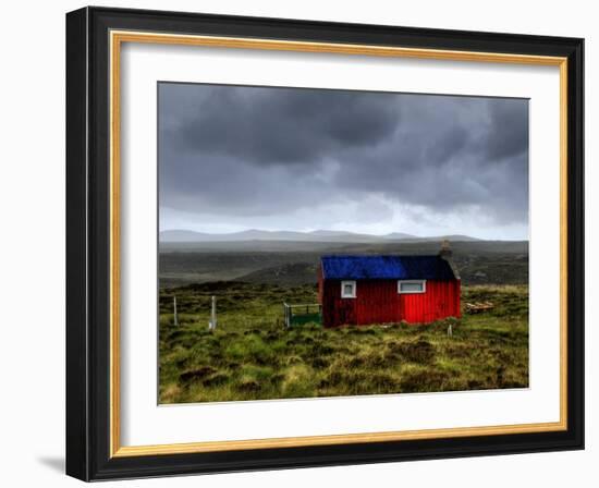 Hdr Image of a Croft, Hebrides, Scotland, UK-Nadia Isakova-Framed Photographic Print