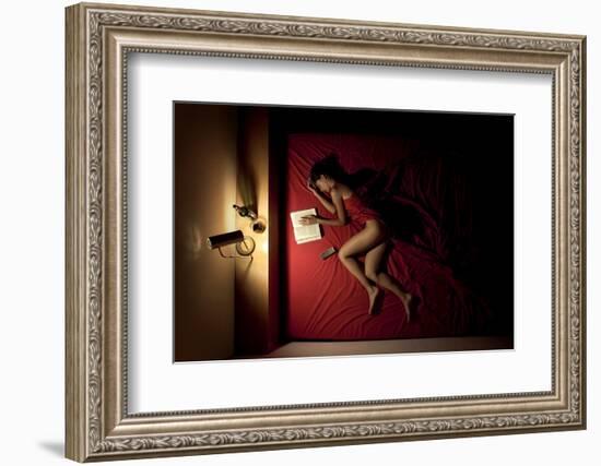 He and No. 039;S Being Late, Too Late-Xavi Cardell-Framed Photographic Print